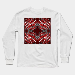 Evil Eyes on Dark Circus Backgroun Long Sleeve T-Shirt